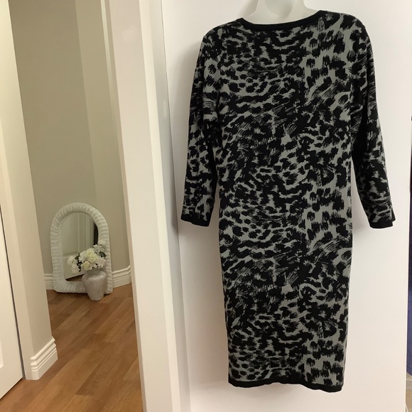 Calvin Klein knit sweater dress Large 3/4 sleeves - Picture 5 of 9